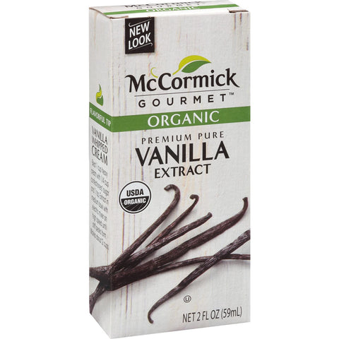 mc cormick pure vanilla extract organic 59ml (2FL) large bottle