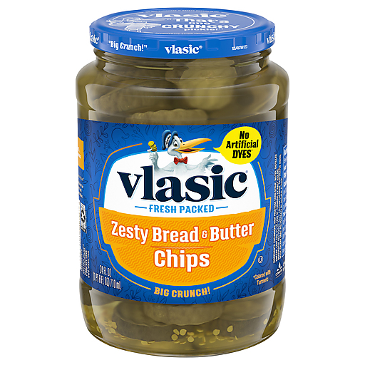Vlasic Zesty Bread Butter chips 710ml