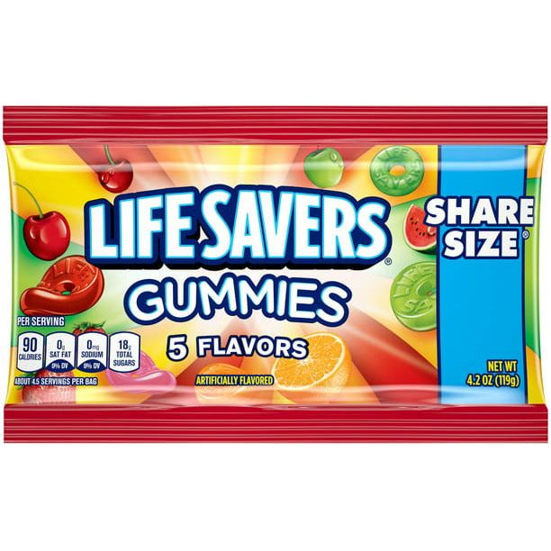 Lifesavers Gummies 5 flavors 90gr