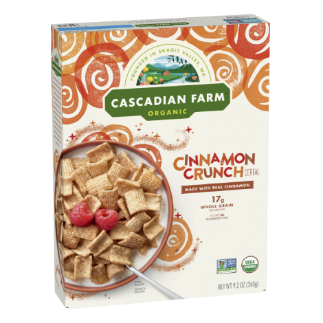 Cascadian Farm Cinnamon Crunch Cereal 260gr