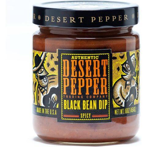 Desert Pepper Spicy Black Bean Dip 454gr