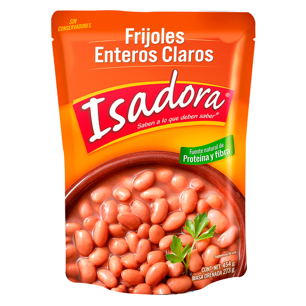 Isadora Frijoles Claros Enteros 430gr