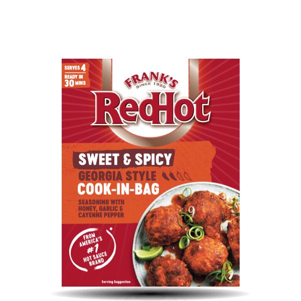 Frank's RedHot Sweet & Spicy cook in bag 25gr