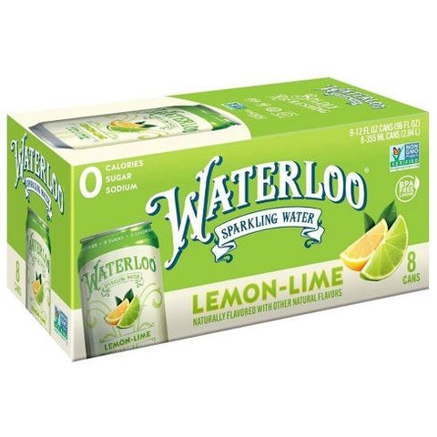 Waterloo Lemon Lime 8pk
