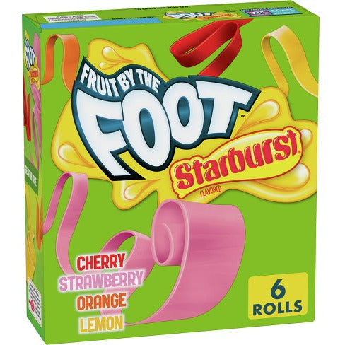 Betty Crocker Fruit by the foot starburst 6 rolls (128gr)