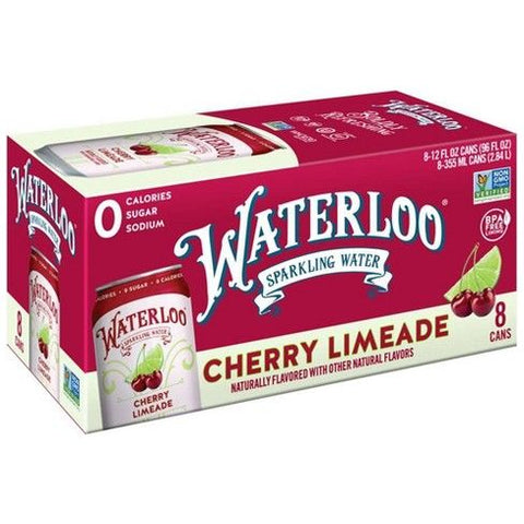 Waterloo Cherry Limeade 8pk