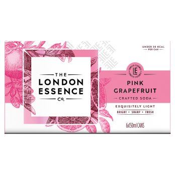 The London Essence Co. Pink Grapefruit Crafted Soda 6 x 150ml
