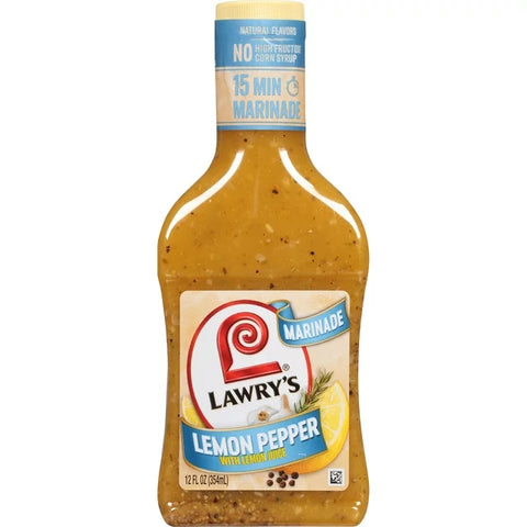 Lawry Lemon Pepper Marinade 355ml