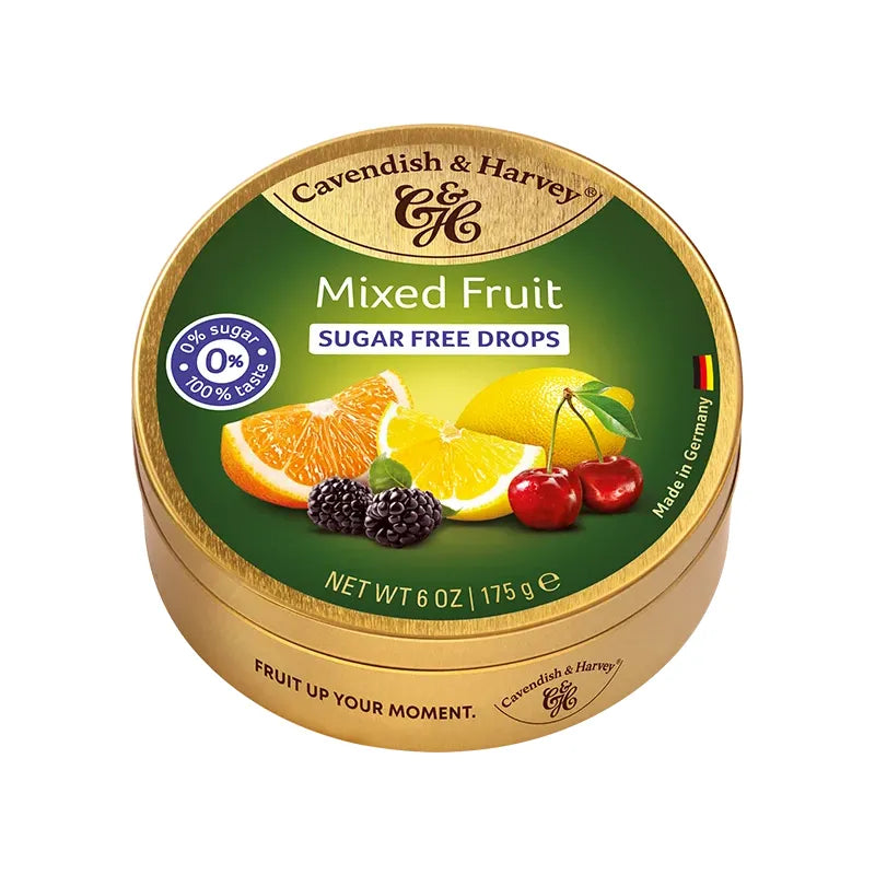 Cavendish & Harvey Mixed fruit drops sugar free 175gr