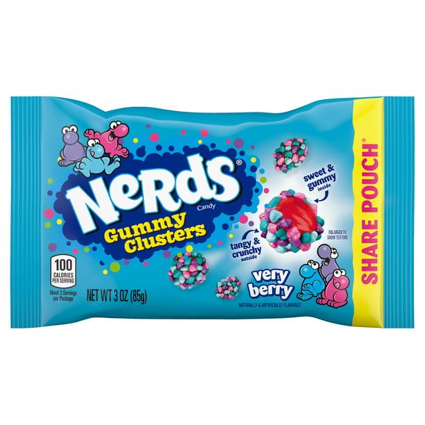 Nerds Gummy Clusters Very Berry 99gr
