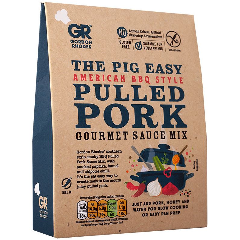 Gordon Rhodes Pulled Pork seasoning mix 75gr