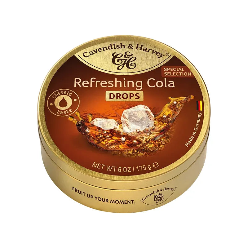 Cla Drops Cavendish & Harvey Refreshing cola drops 175gr