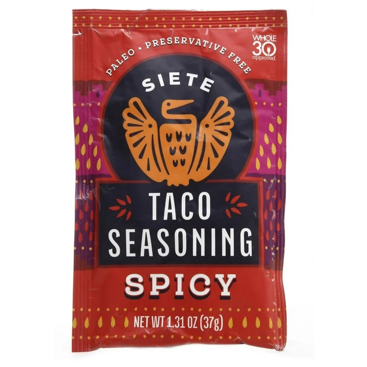 Siete Taco Seasoning Spicy 37gr