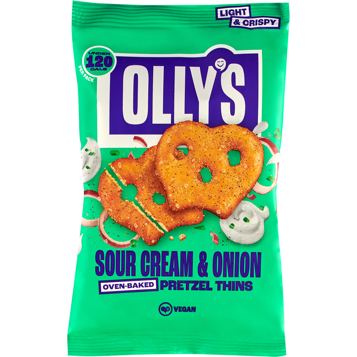 Olly's Pretzel Sour Cream Onion 140gr