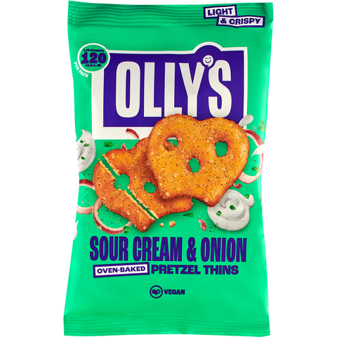 Olly's Pretzel Sour Cream Onion 140gr