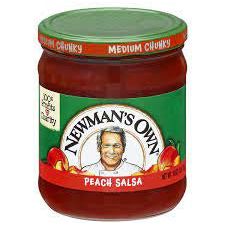 Newman's Own Peach Salsa 453gr