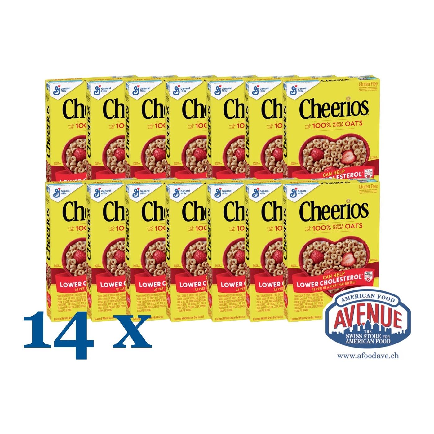 Cheerios Box of 14pks x 350gr