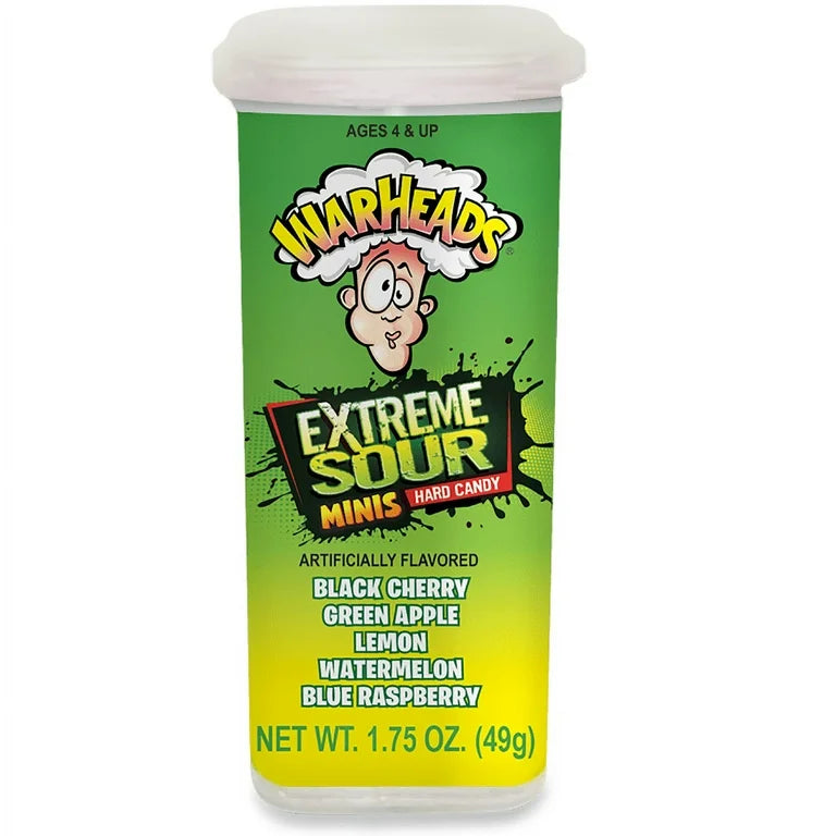 warheads extreme sour hard candy mini 49gr (exp May 30th 2026)