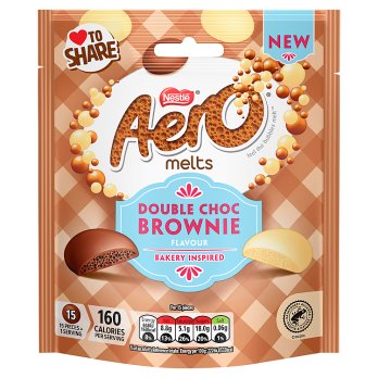 Aero Double Choc Brownie Flavour Melts 86g