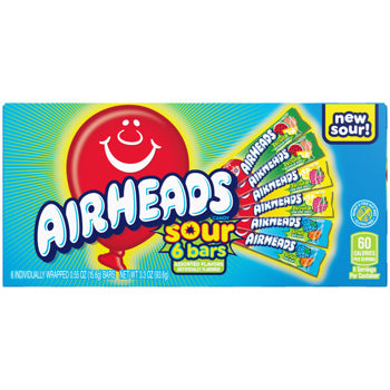 Airheads Singles 6 bars "sours" 90gr