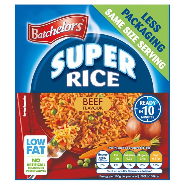 Batchelors Super Rice Beef Flavour 90gr