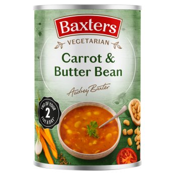 Baxters Vegetarian Carrot & Butter Bean 400g