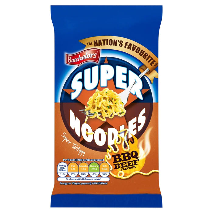 Batchelors Super Noodles BBQ Beef Flavor 90gr