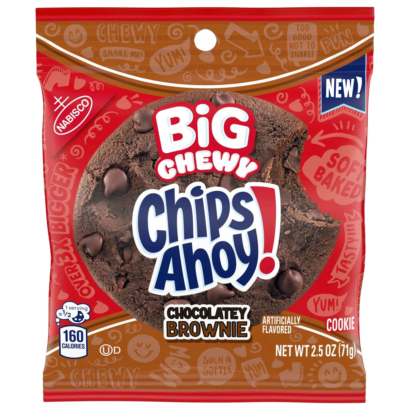 Nabisco Chips Ahoy Big Chewy Brownie 70gr