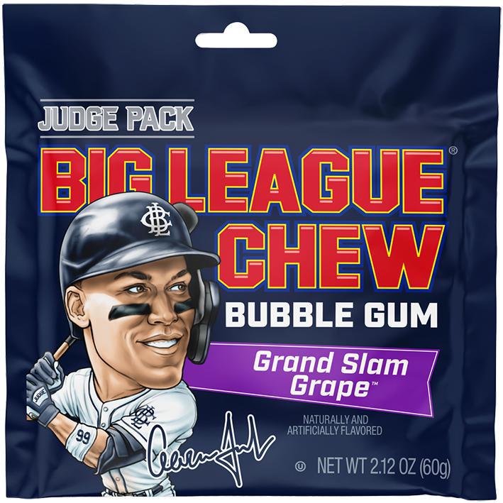Big League Chew Aaron Judge Grand Slam Grape 60gr