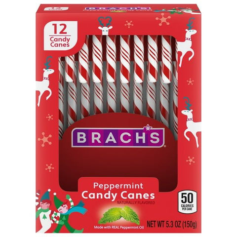 Brach's Red & White Candy Cane 150gr (12 canes)