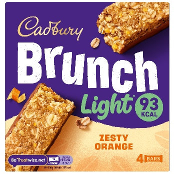 Cadbury Brunch Light Orange 4 bars