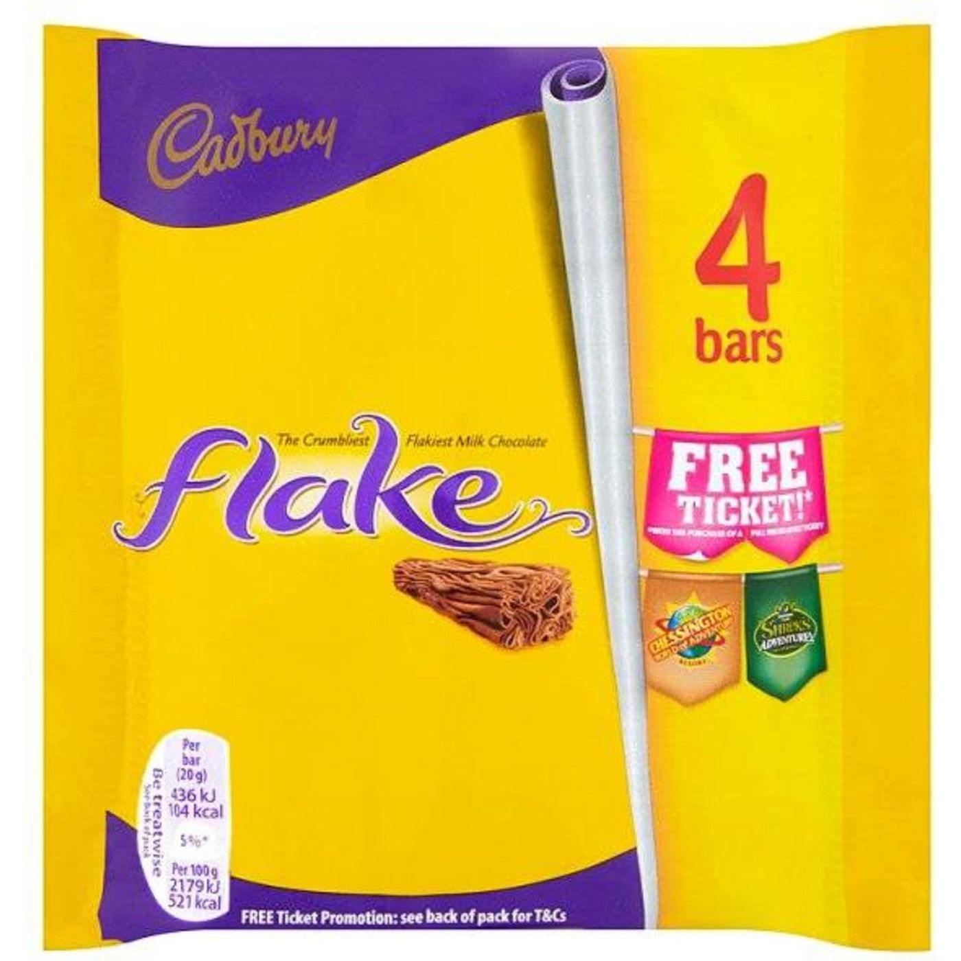 Cadbury Flake 4bars (80gr)