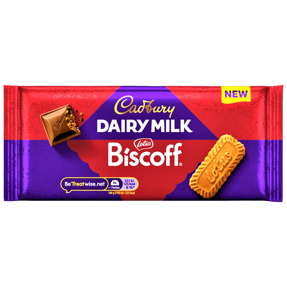 Cadbury Dairy Milk Lotus Biscoff 350gr (XXL pack)