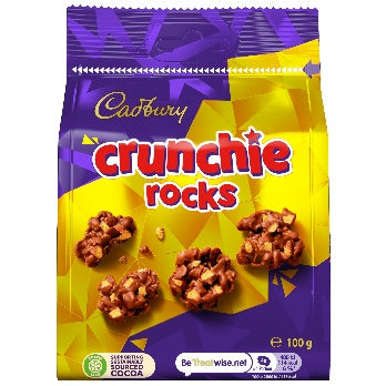 Cadbury Crunchy Rocks bag 100gr