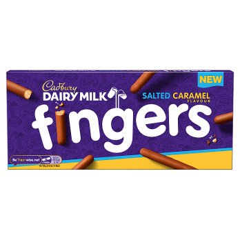 Cadbury Salted Caramel Fingers 115gr