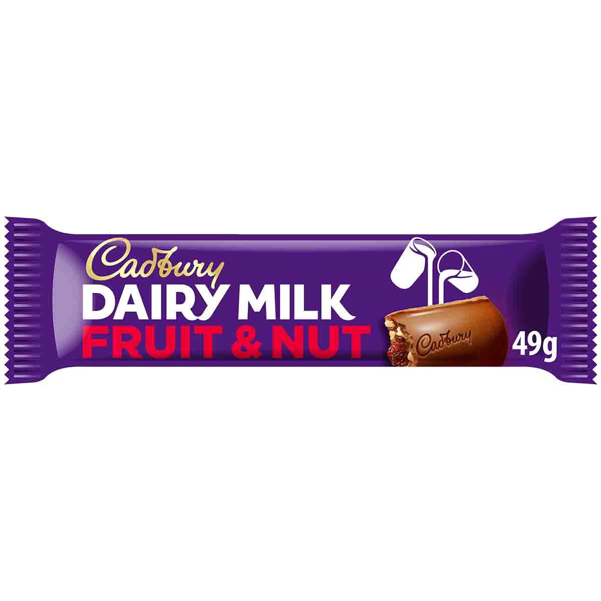 Cadbury Fruit & Nut bar 49gr