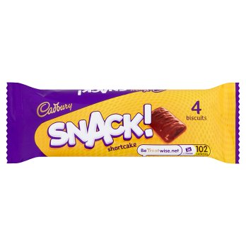 Cadbury single snack shortcake 40gr