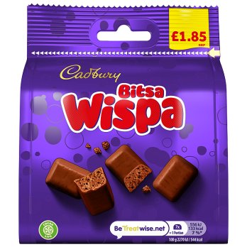Cadbury Bitsa Wispa Chocolate Bag 85g