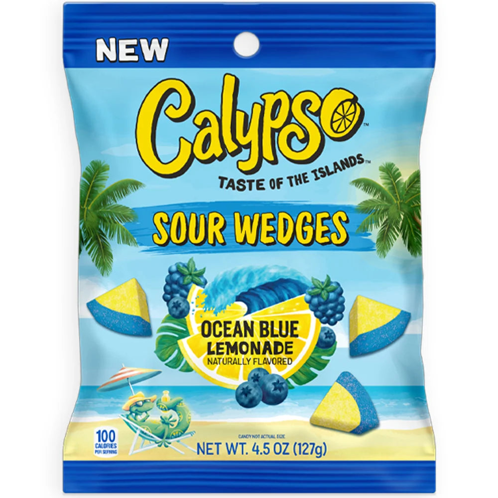 Calypso Sour Wedge Ocean Blue Lemonade 127gr