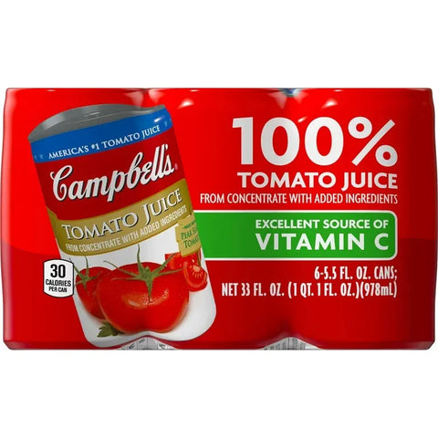 Campbell's Tomato Juice 6pk (978ml - 6 x 163ml)