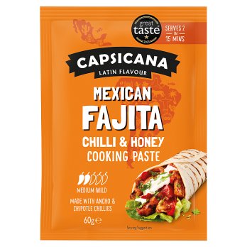 Capsicana Mexican Fajita Chili & honey 60gr