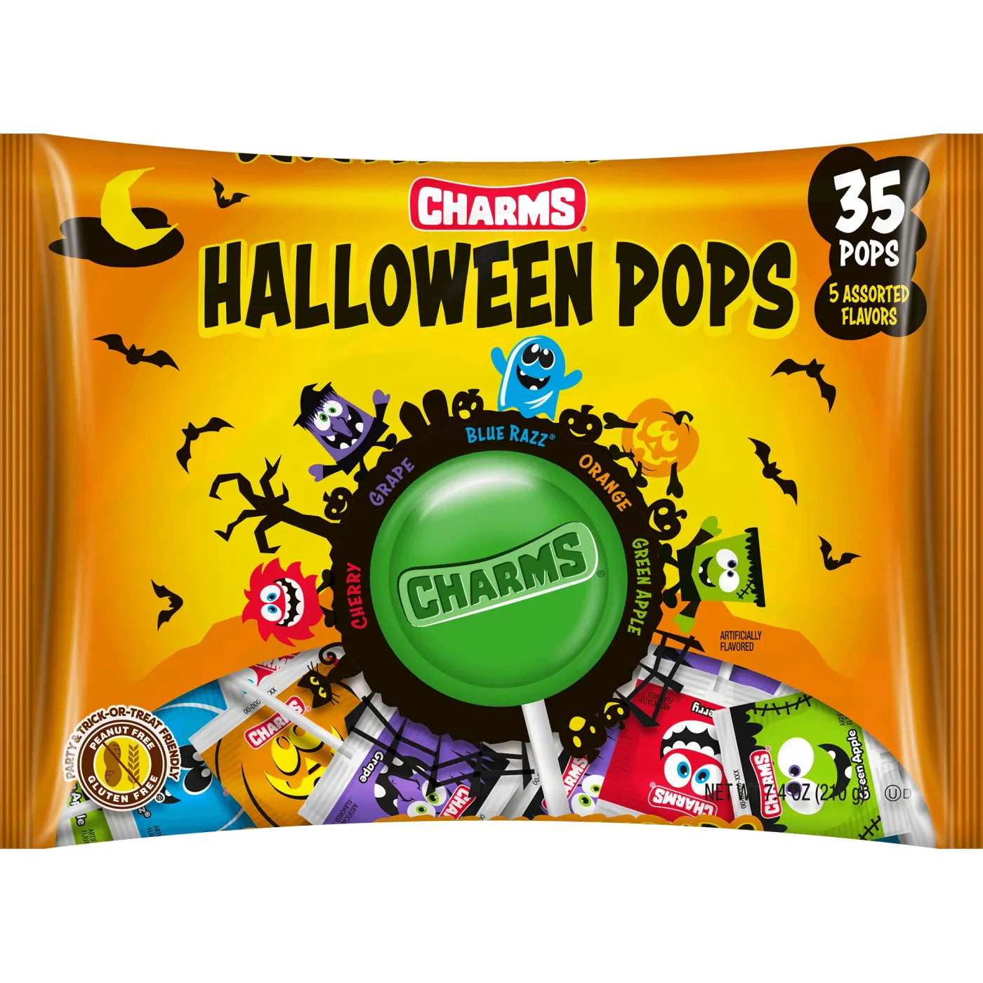 Charms Halloween Pops 35pcs (210gr)