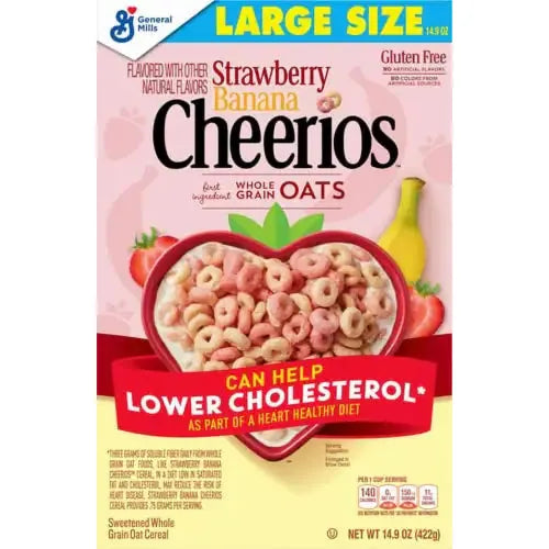 Cheerios Strawberry Banana 422gr (Large size)