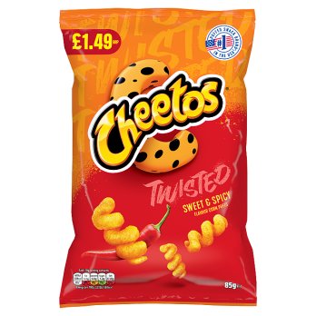 Cheetos Twisted Sweet & Spicy 85gr (UK)