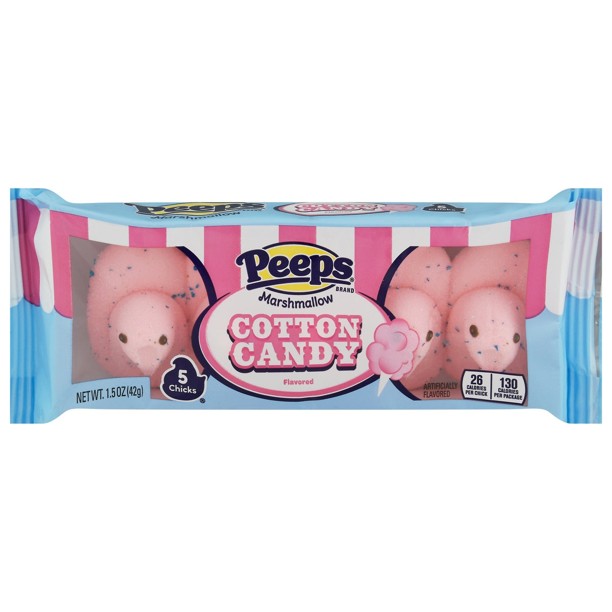 Peeps Cotton Candy Chicks 5pcs 42gr