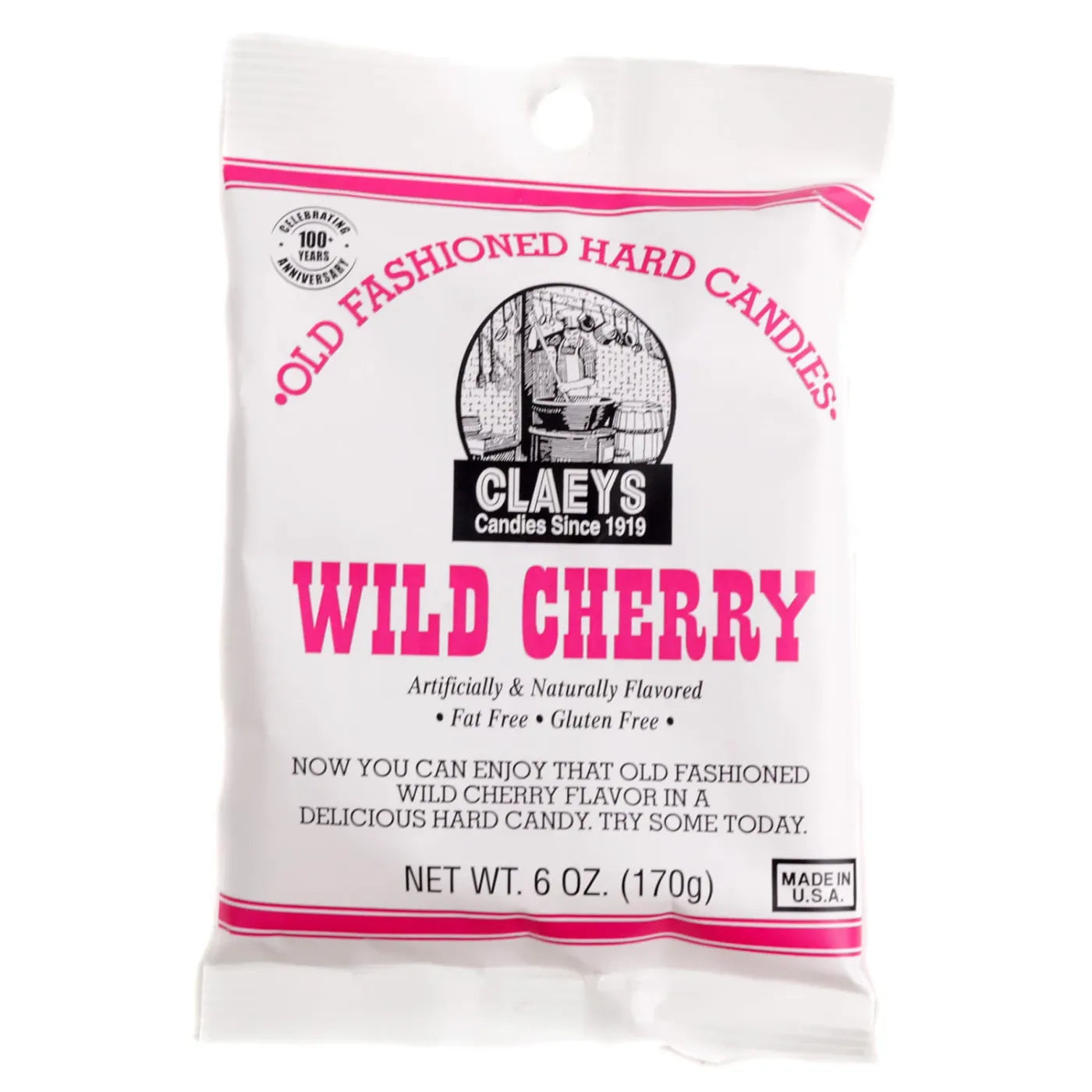 Claey wild cherry candies 170gr