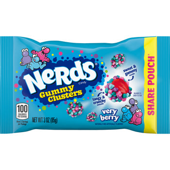 Nerds Gummy Clusters very berry 85gr Share pouch