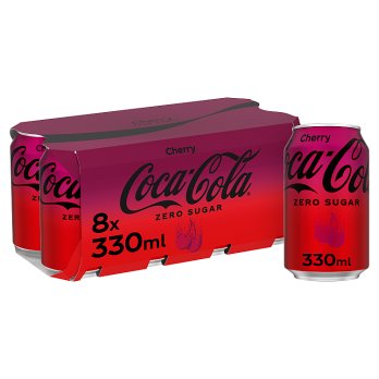 Coke Zero Cherry 8pk(UK) 8x33cl
