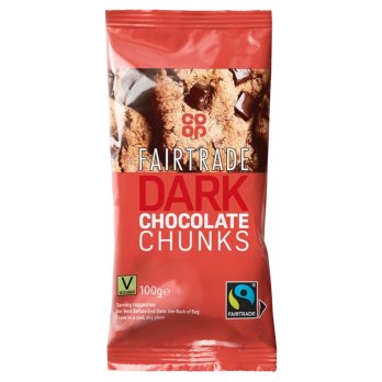 Co op Dark Chocolate Chunk 100gr