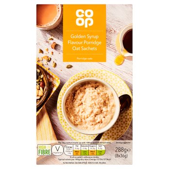Co-op Golden Syrup Porridge 288gr